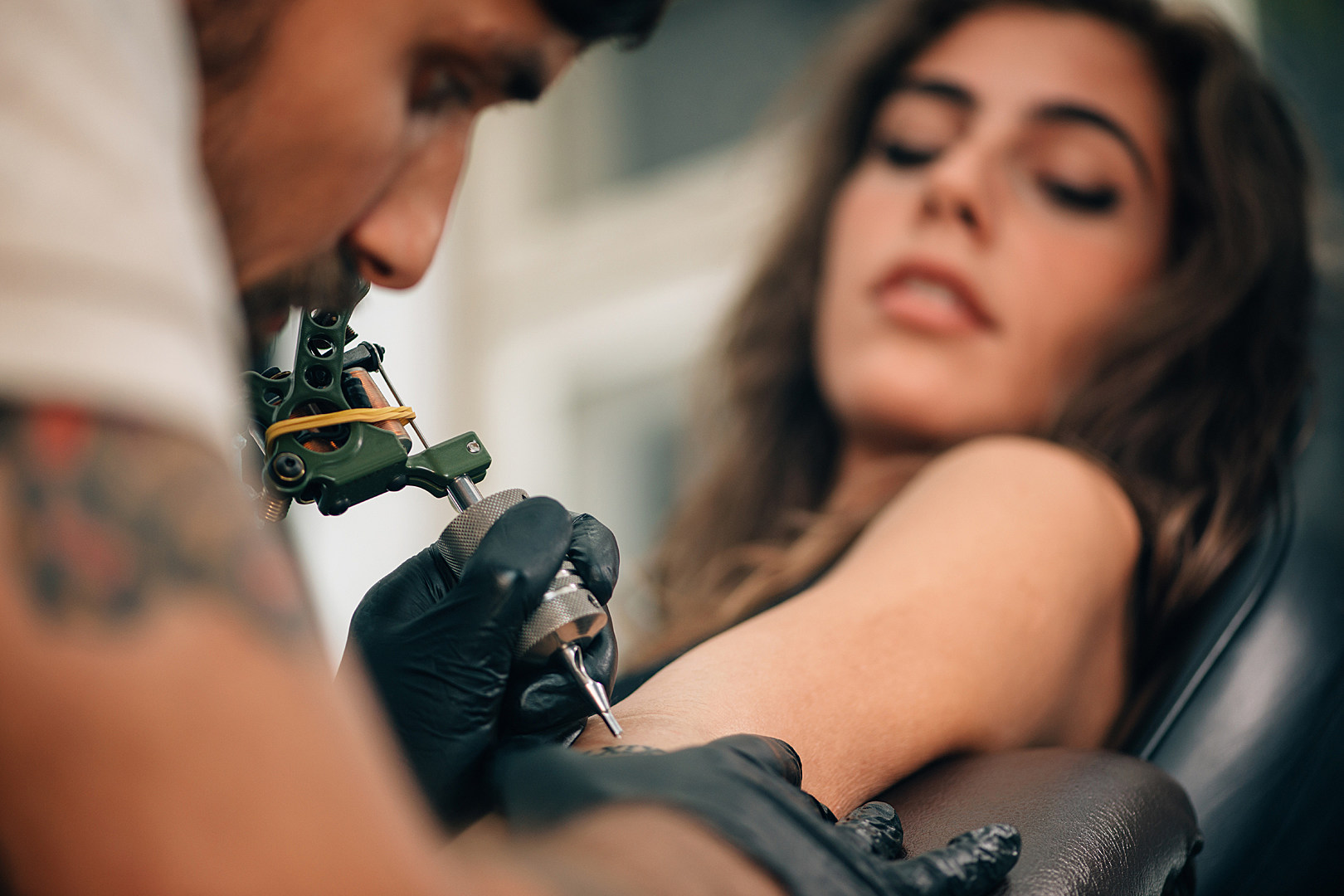 Rihanna tattoo detail at the launch of the Tattoo Heart Collection to  News Photo - Getty Images