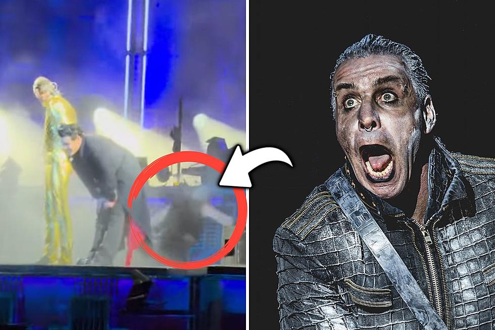 Rammstein's Till Lindemann Falls Down After Thanking Crowd