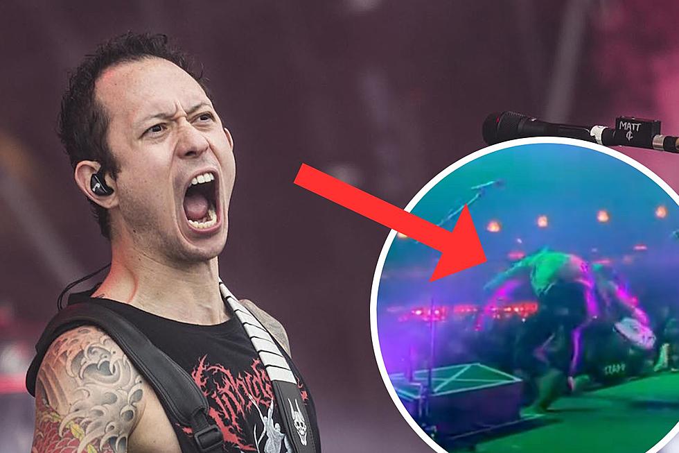 Trivium's Matt Heafy Once Again Saves Fan From Injury at Concert