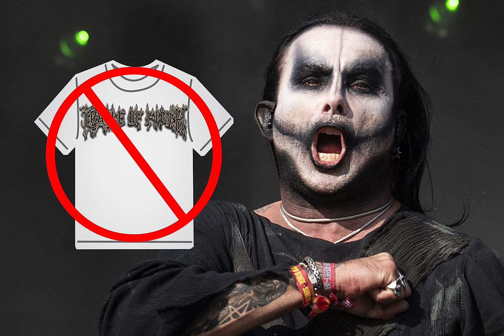 Why Dani Filth Won't Wear Infamous Cradle of Filth Shirt