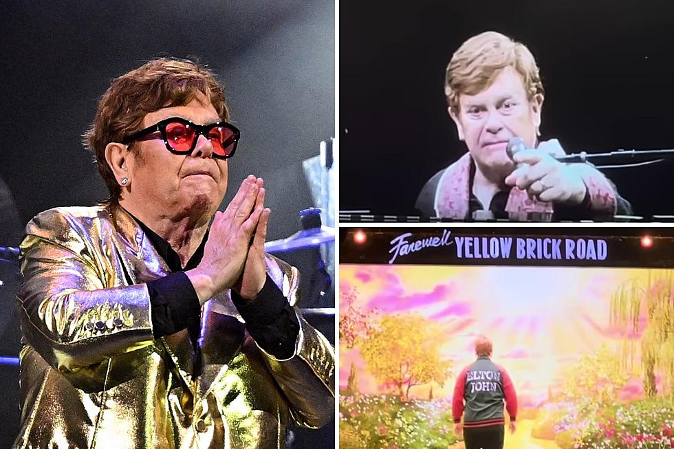 Elton John Says He'll Be Back During Speech at Final Tour Show