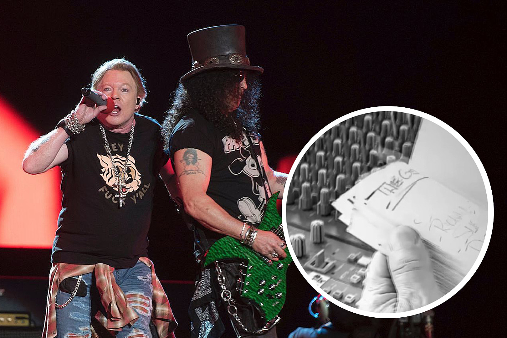 Did Guns N Roses Tease Possible New Song Titles on Social Media?