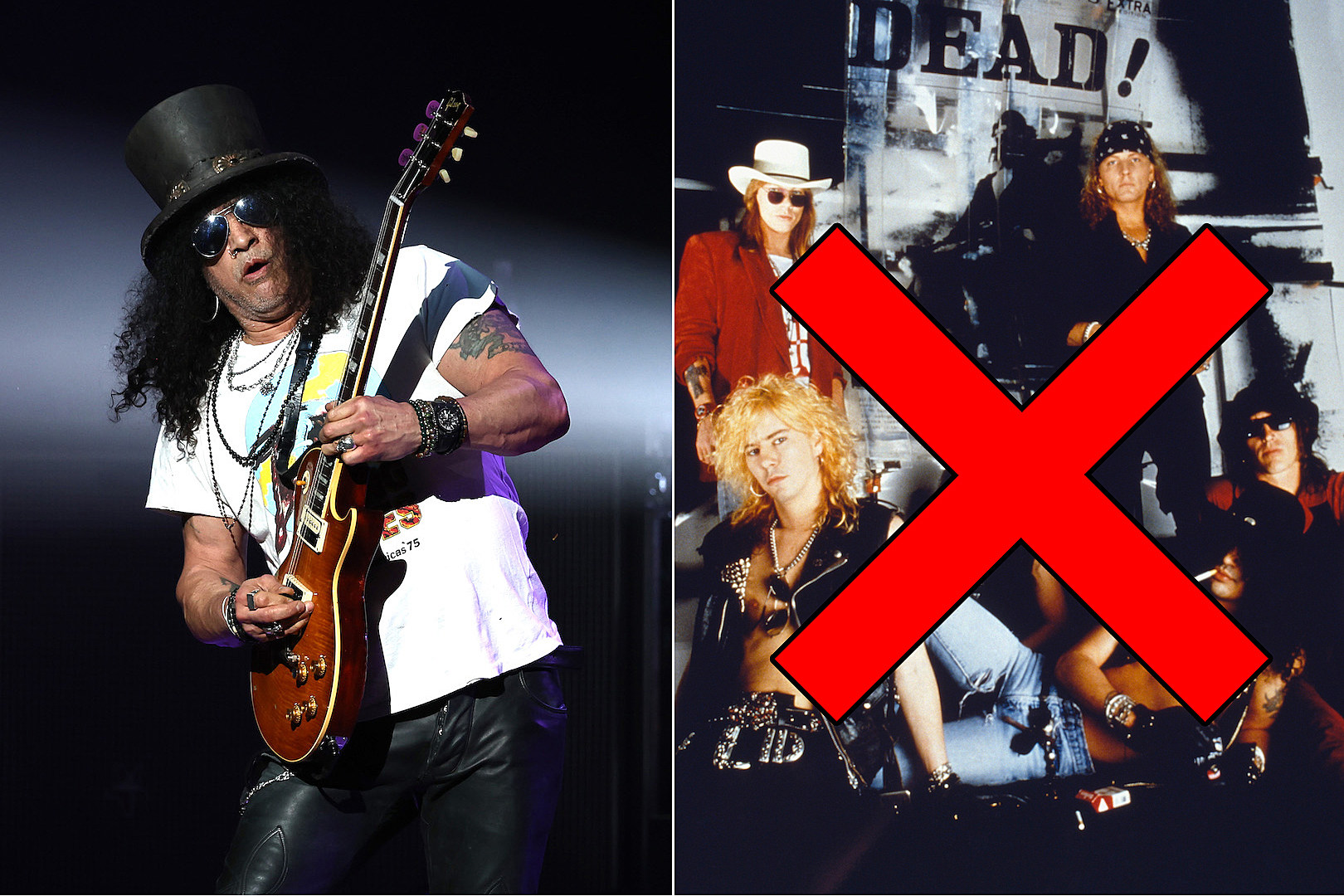 Slash says he's not in favour of a Guns N' Roses biopic