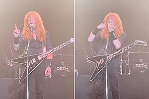 Dave Mustaine Tells Off Drunk Fans at Megadeth Show, Threatens...