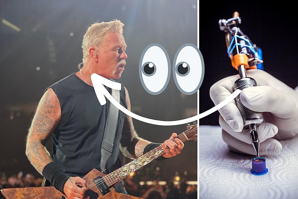 Photos: James Hetfield's New Neck Tattoo