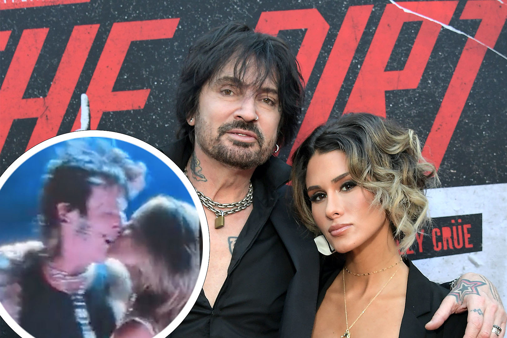 Tommy Lee Brings Wife Brittany Furlan Onstage to Flash Crowd image picture image