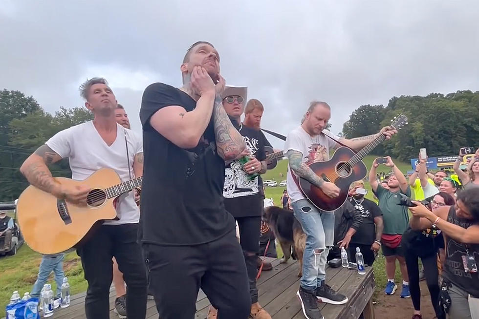 Oliver Anthony Joins Shinedown for &#8216;Simple Man&#8217; Campground Jam After Blue Ridge Rock Fest Cancellation