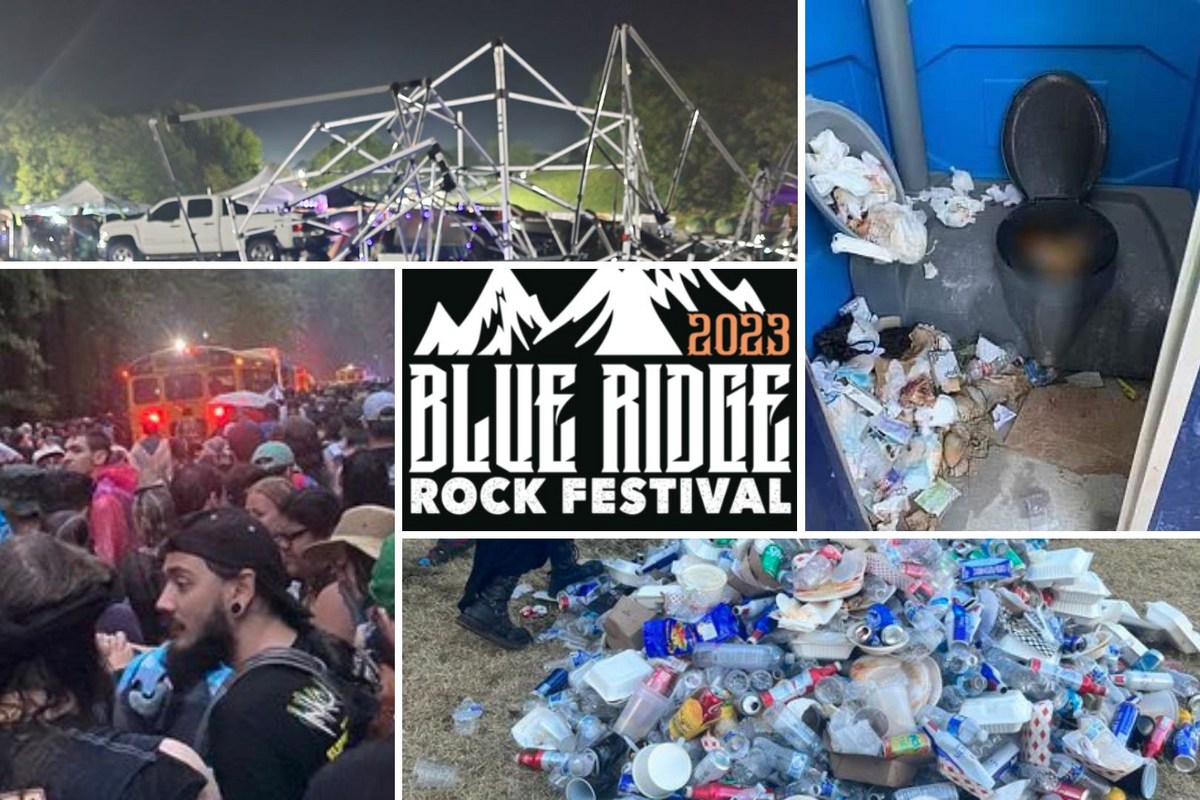 Blue Ridge Roc Fest Map Photos + Video - Fans Document Disastrous Blue Ridge Rock Fest