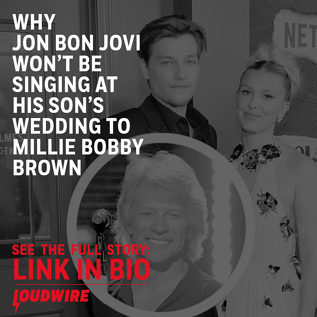 Why Jon Bon Jovi Won't Perform At Son's Wedding To Millie Bobby Brown