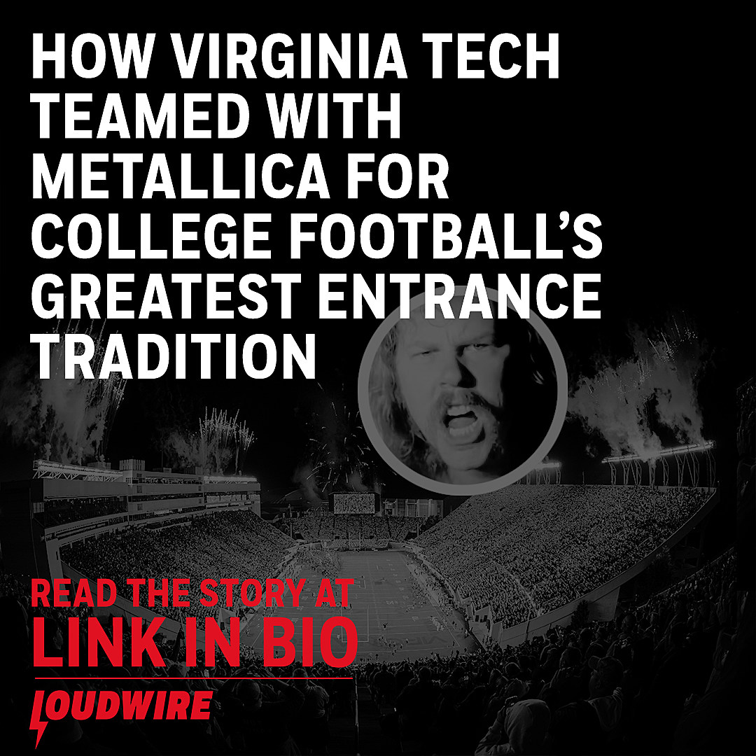 Metallica Gives Support For Virginia Tech's Enter Sandman Intro