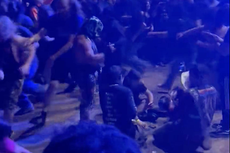 Death Metal Fans Circle Pit Around Game of 'Magic: The Gathering'