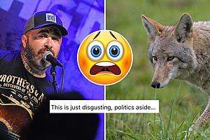 Staind’s Aaron Lewis Spells Out ‘Trump 24′ Using 32 Dead Coyotes...
