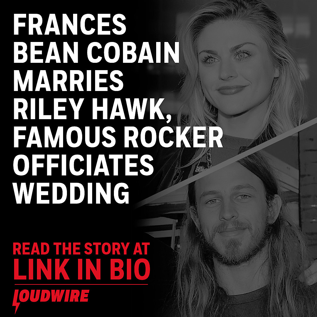 Frances Bean Cobain, Riley Hawk Married by Michael Stipe