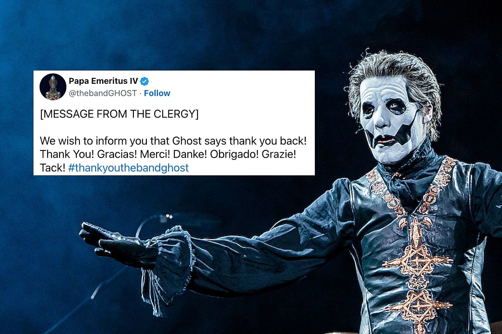 Fans Flooding Social Media With Hashtag 'ThankYouTheBandGhost