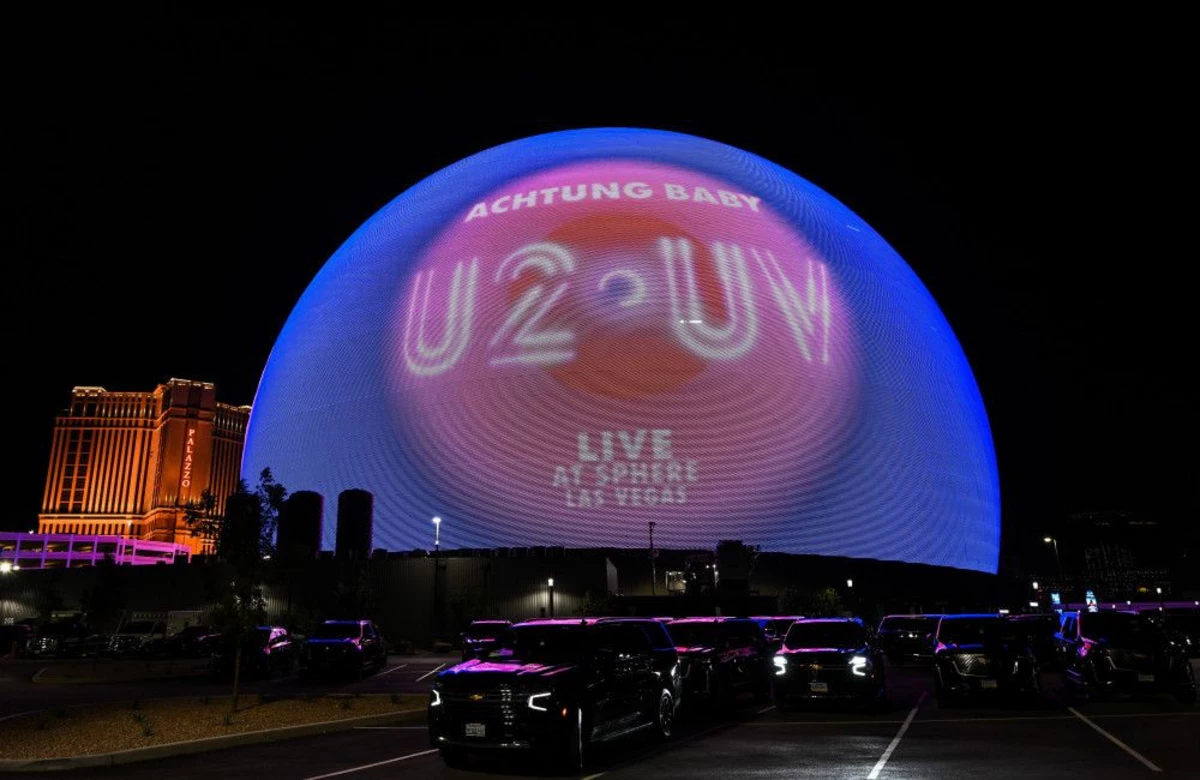 U2 Show Marks Official Opening of Sphere in Las Vegas
