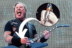Photos – Metallica’s James Hetfield Gets ‘Papa Het’ Tattooed...