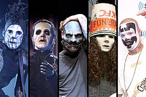 Masked Rock Stars With + Without Their Masks - Photos