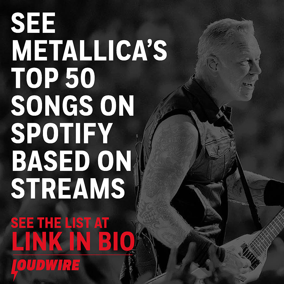 See Metallica's Top 50 Songs on Spotify Based on Streams