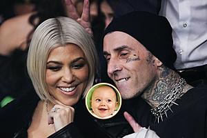 Travis Barker + Kourtney Kardashian Welcome First Child Together