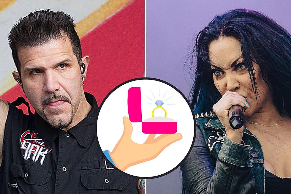 Anthrax’s Charlie Benante + Butcher Babies’ Carla Harvey Get Engaged at U2’s Sphere Show – Photos