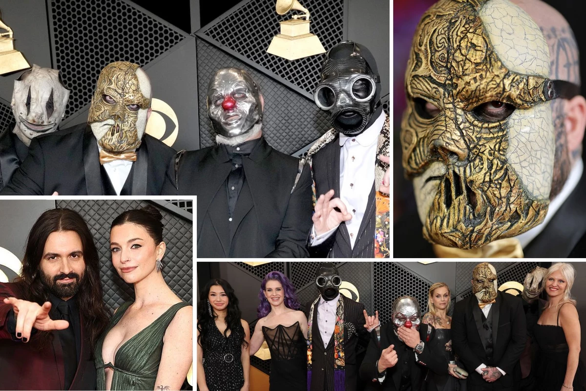 Photos Slipknot Members Past + Present at 2025 Grammy Awards