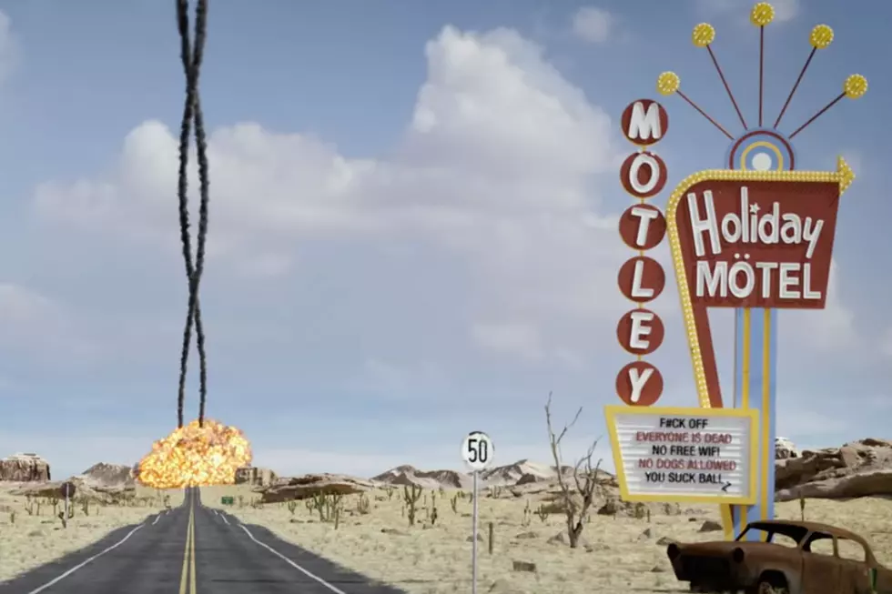 motley crue 'holiday motel' in 'dogs of war' video