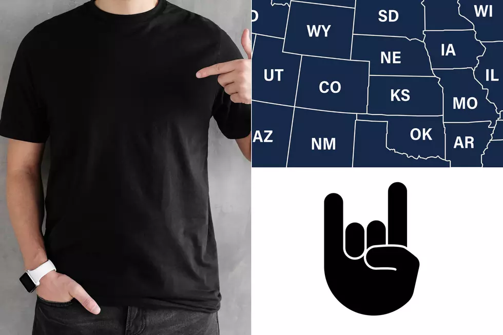 Map Shows Most Searched Metal Band Shirt by State, According to Study