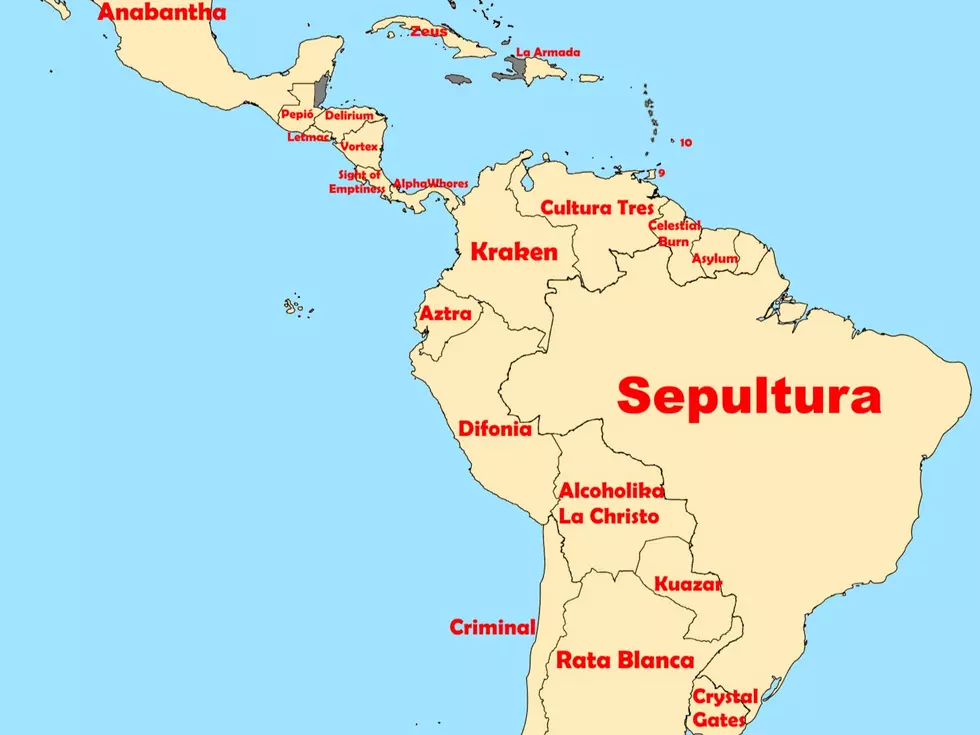 Most Popular Metal Bands in South America