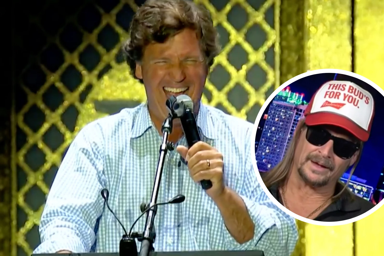 Tucker Carlson Opened For Kid Rock at Recent Concert