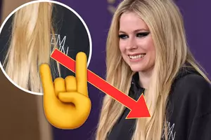 Avril Lavigne Wears Metal Band Hoodie at Country Music Awards