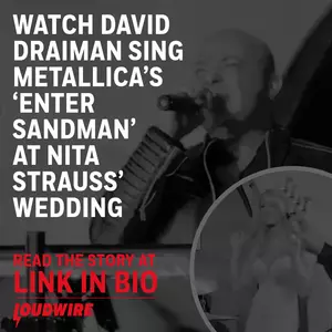 Video – David Draiman Sings Metallica’s ‘Enter Sandman’ at Nita Strauss’ Wedding