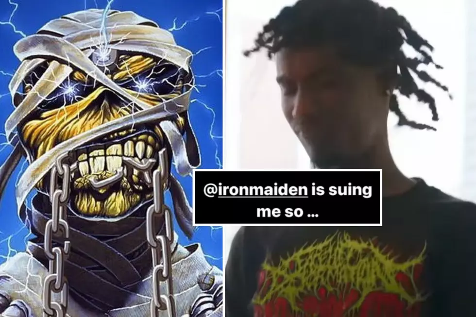 Rapper Rips Off Iron Maiden Eddie Art