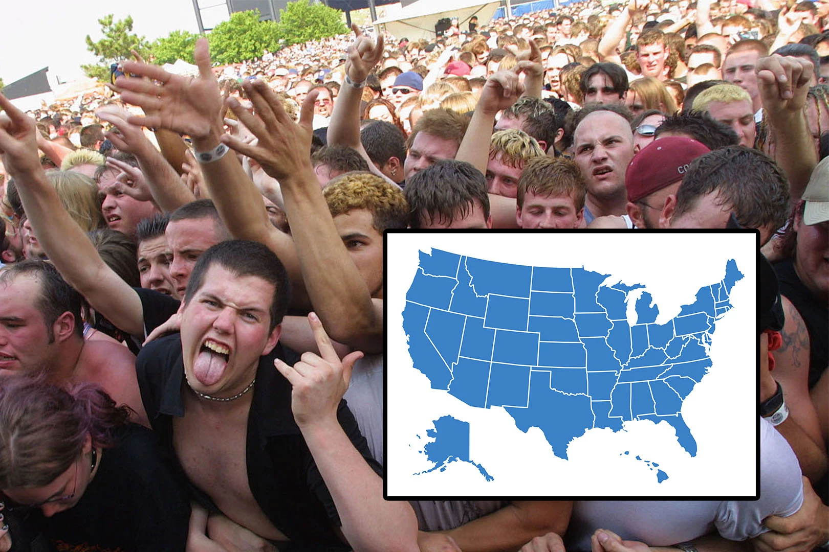 Study Shows Which U.S. States Have the 'Rowdiest' Concert Crowds