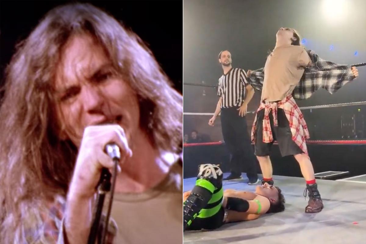 Grunge-Themed Wrestler Changes Classic Lyrics for Entrance Theme Grunge-Themed Wrestler Changes Classic Lyrics for Entrance Theme