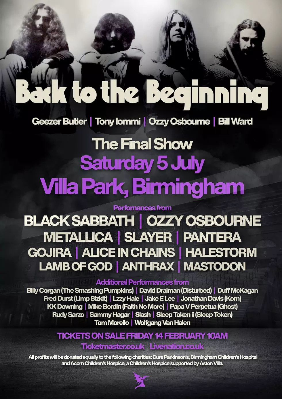 poster for ozzy osbourne last ever show