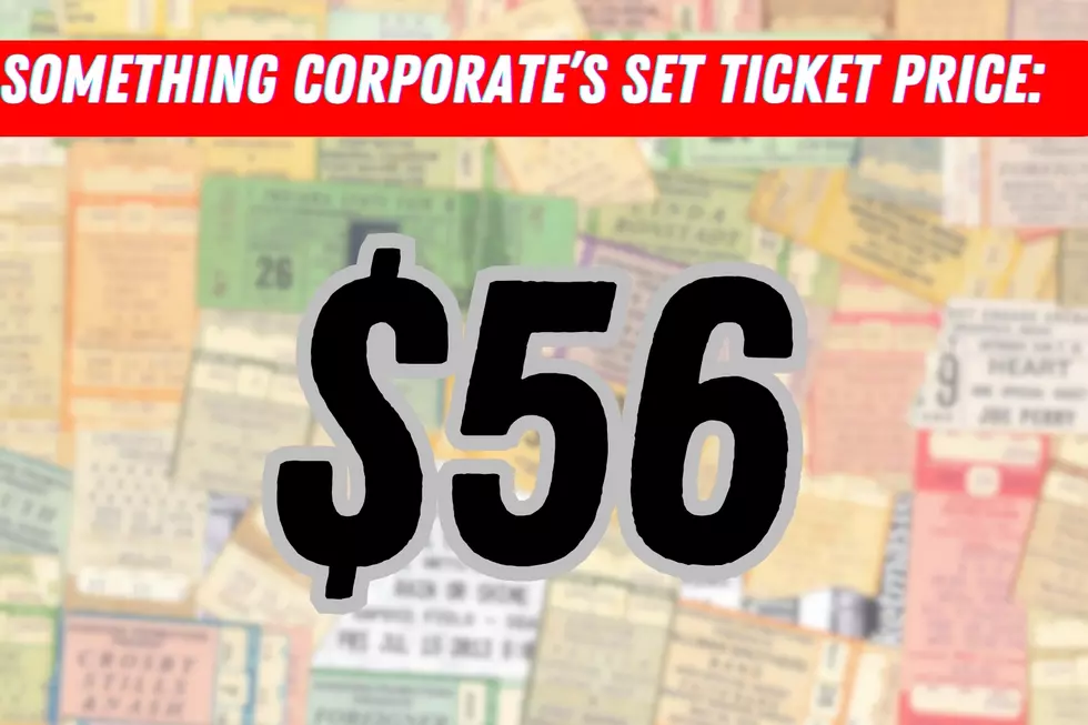 Ticket price to a Something Corporate concert