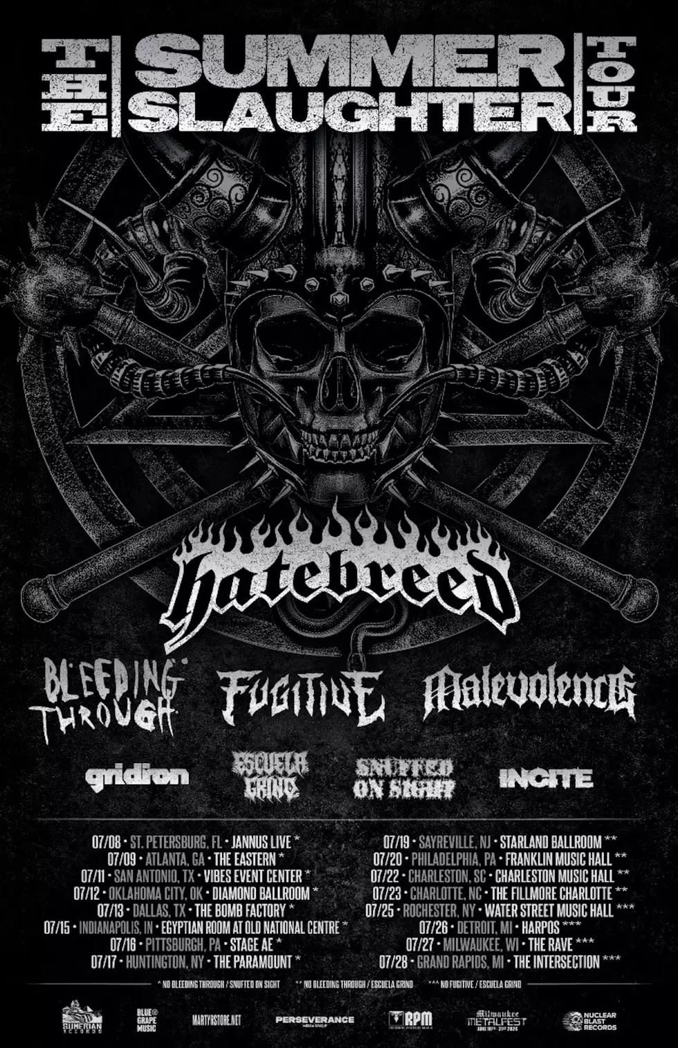 summer slaughter lineup