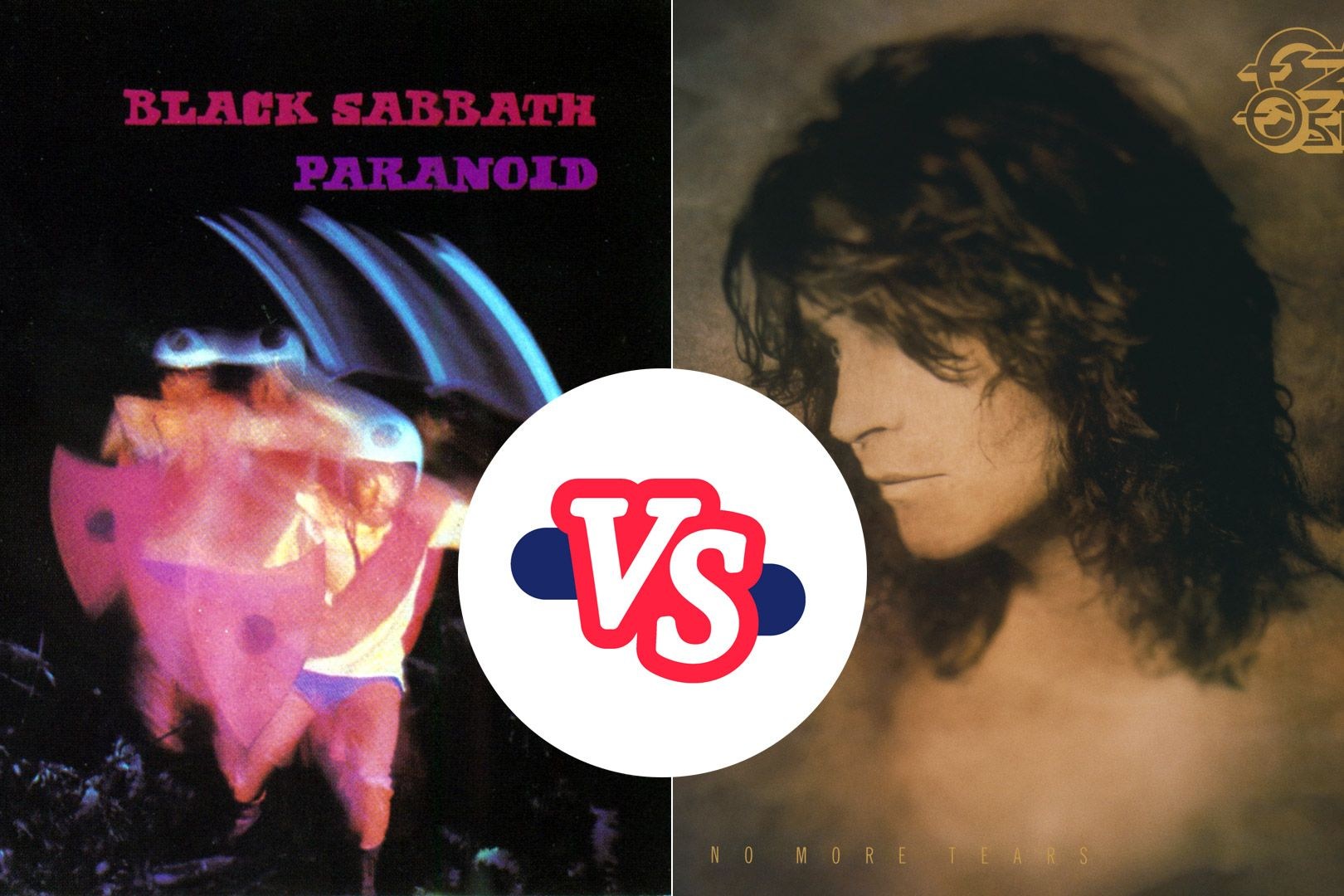 Better Ozzy Featuring Album - 'Paranoid' vs 'No More Tears'