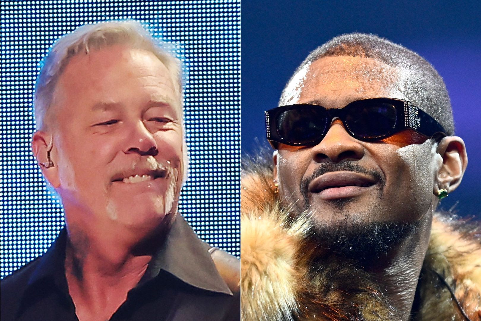 Usher Supports Metallica to Play 2026 Super Bowl Halftime
