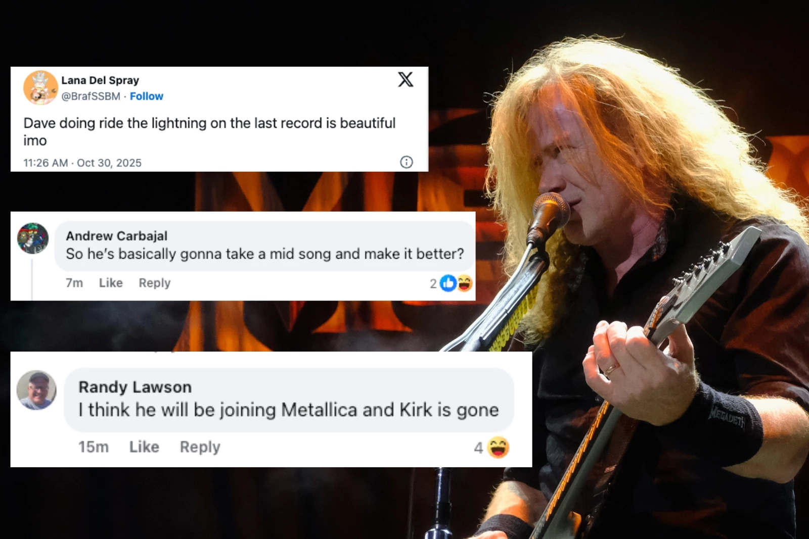 Fans React to News That Megadeth Will Cover Metallica Song