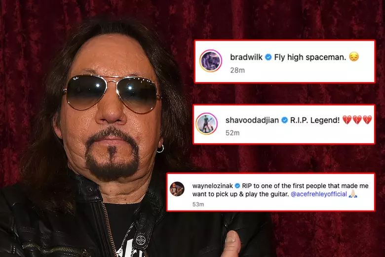 Rockers Mourn the Death of Legendary KISS Guitarist Ace Frehley