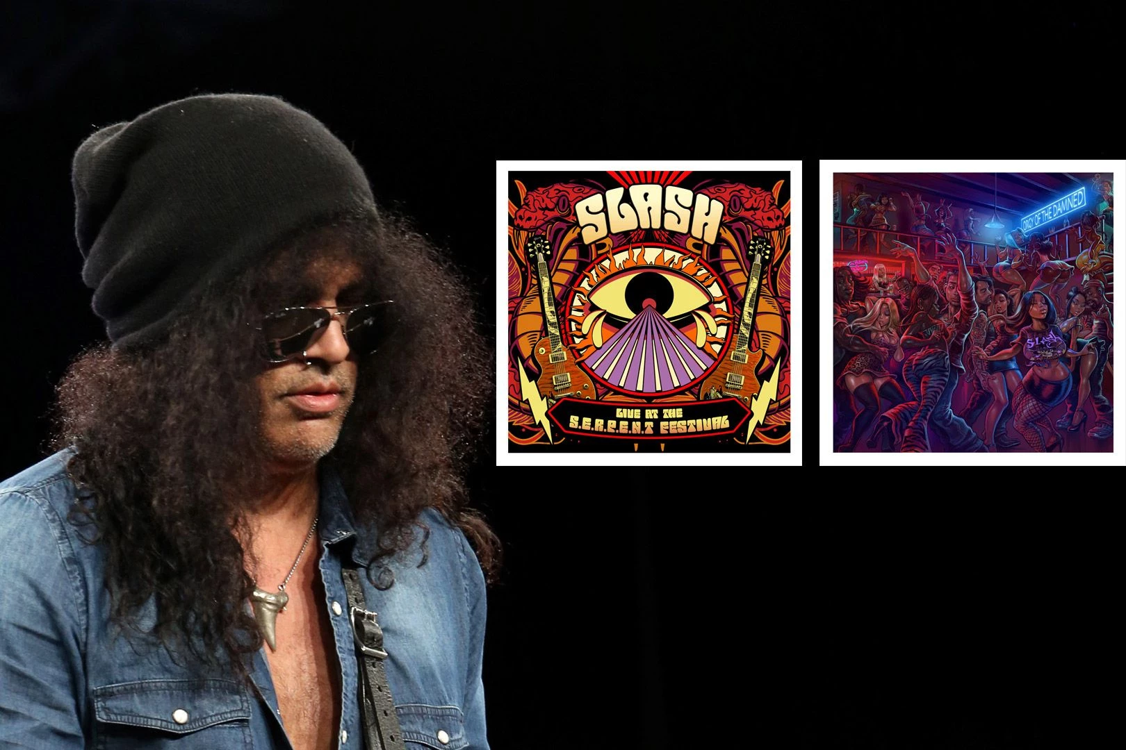Win a Slash 'Live at the S.E.R.P.E.N.T. Festival' Vinyl Package