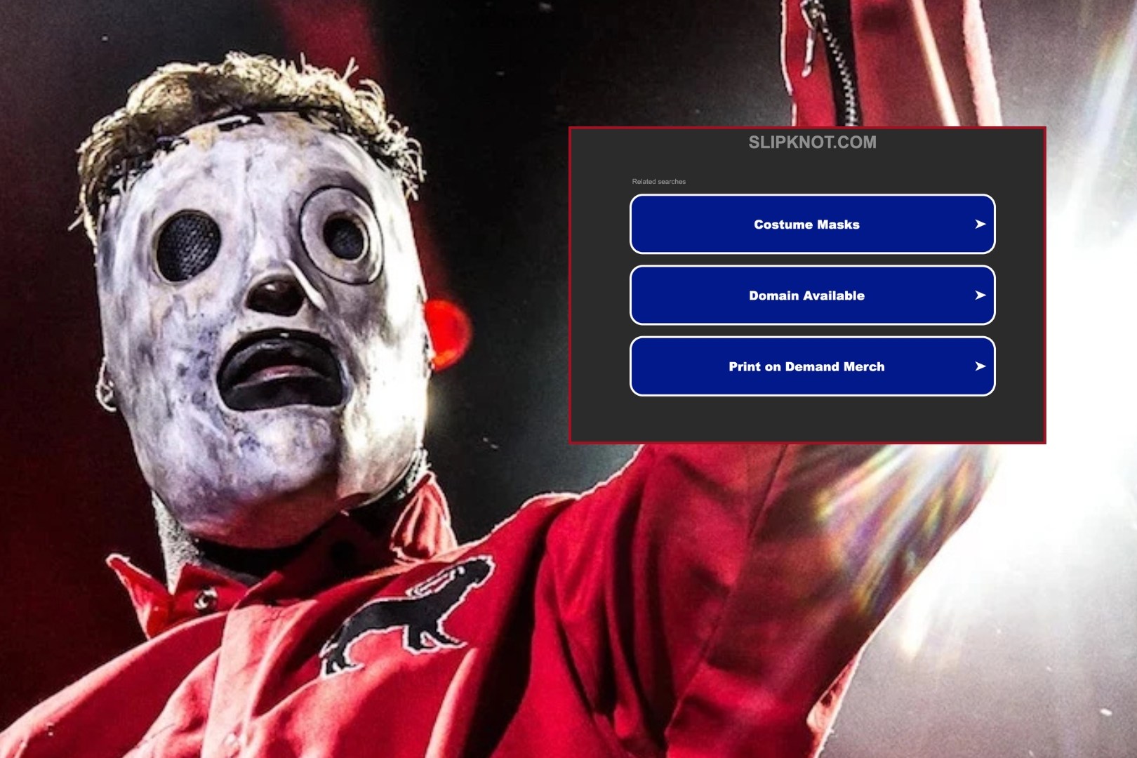Slipknot File Lawsuit Against Cybersquatter Using 'Slipknot.com'