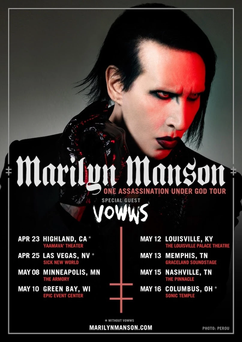 限定1998年製 MARILYN MANSON the  show UK 限定1998年製 MARILYN MANSON the show UK 限定1998年製 MARILYN