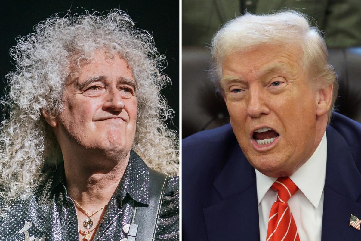 Brian May Comments on Trump Using Queen Song to Unveil ‘MAGA Symphony’ Painting Brian May Comments on Trump Using Queen Song to Unveil ‘MAGA Symphony’ Painting