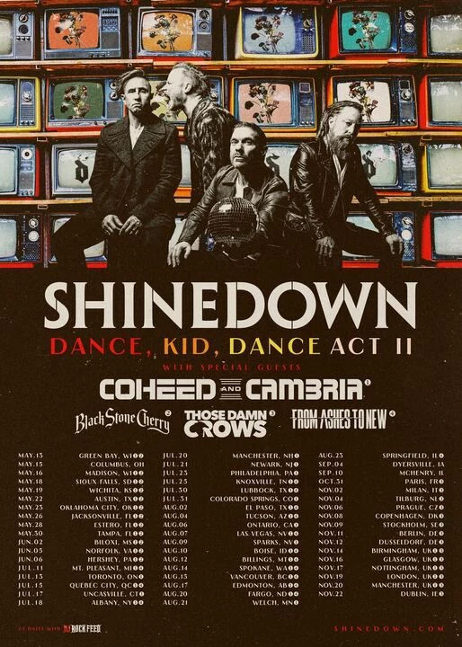 Shinedown Announce 2026 World Tour + New Album