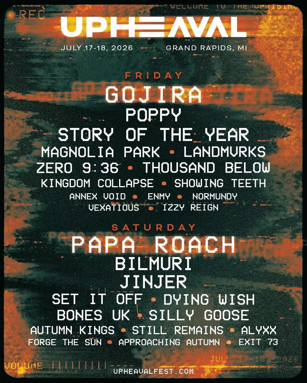 Upheaval Festival lineup