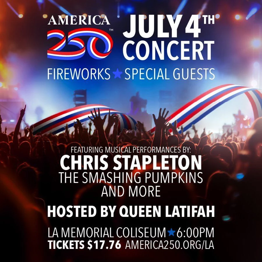 Smashing Pumpkins + Country Star Booked for L.A. America250 Show