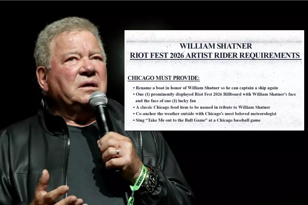 William Shatner Makes ‘Heavy Metal Rock God’ List of ‘Demands’ to Play Chicago Festival