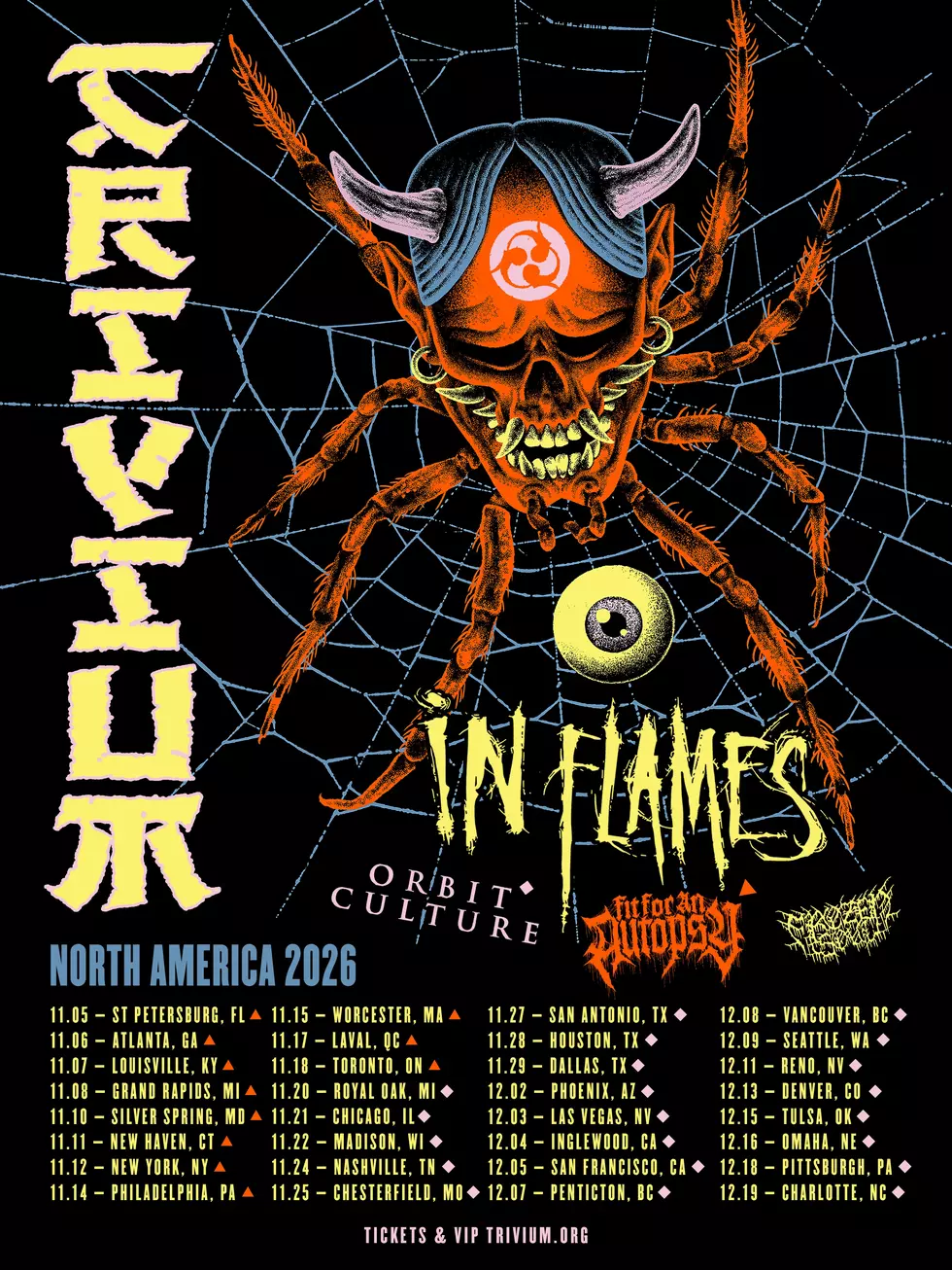 trivium fall 2026 tour admat